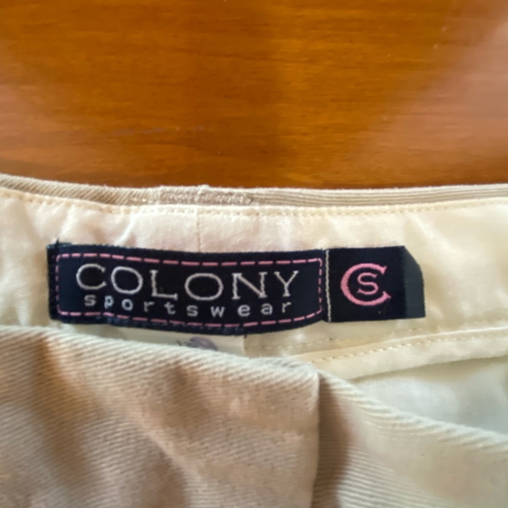 Notre Dame embroidered khaki game day cotton skirt. - Picture 4 of 9